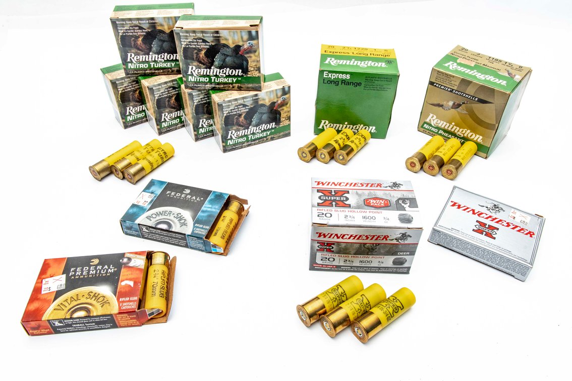 140 Rounds Mixed Boxed 20 Gauge Shotgun Shells
