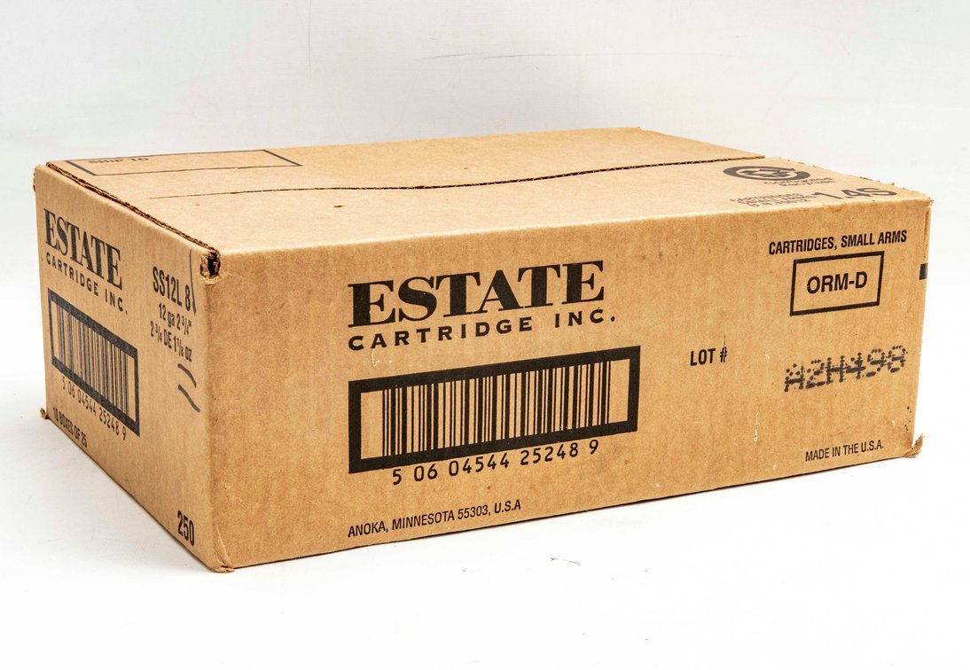 250rds Estate 12g 2¾" 2¾ DE 1 1/8oz Shotgun Shells