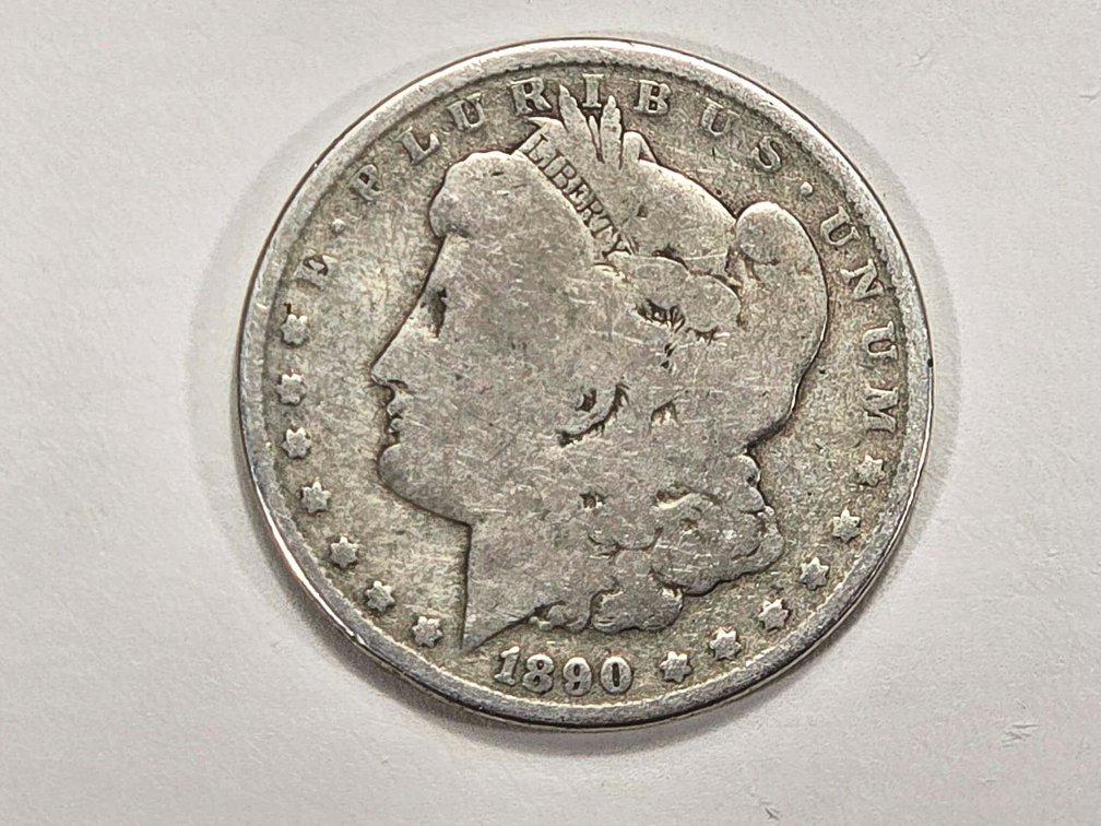 1890 Morgan Silver Dollar Coin