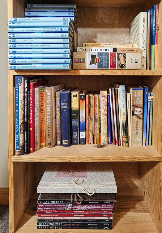 Religion/Bible Study Book Variety (Shelf not Included)
