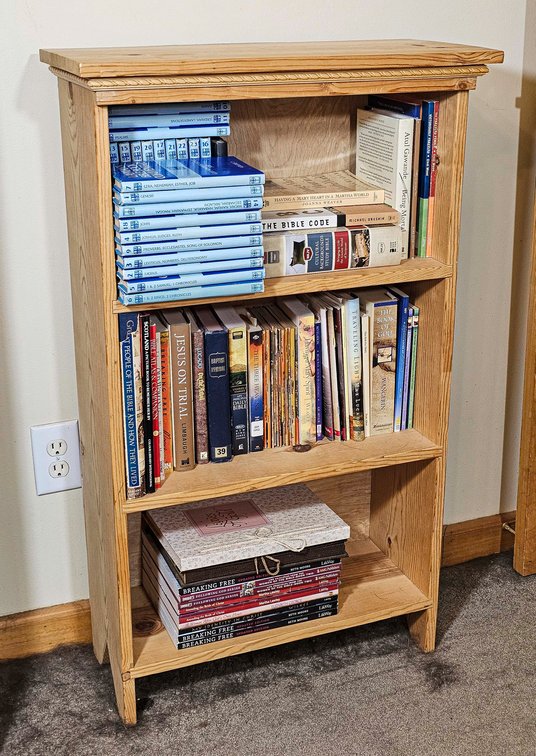Pine Bookshelf (Books Not Included)
