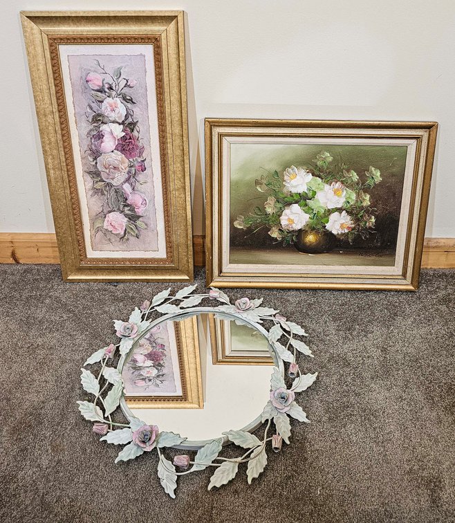 Rose Mirror, Painting, & Decorator Print