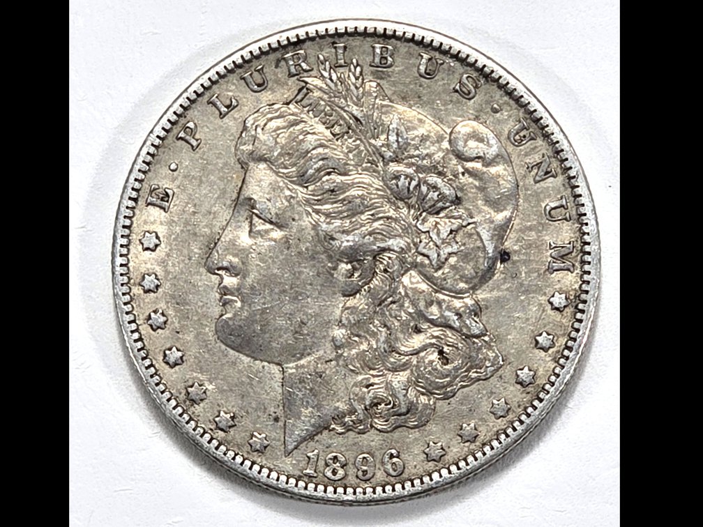 1896-O Morgan Silver Dollar