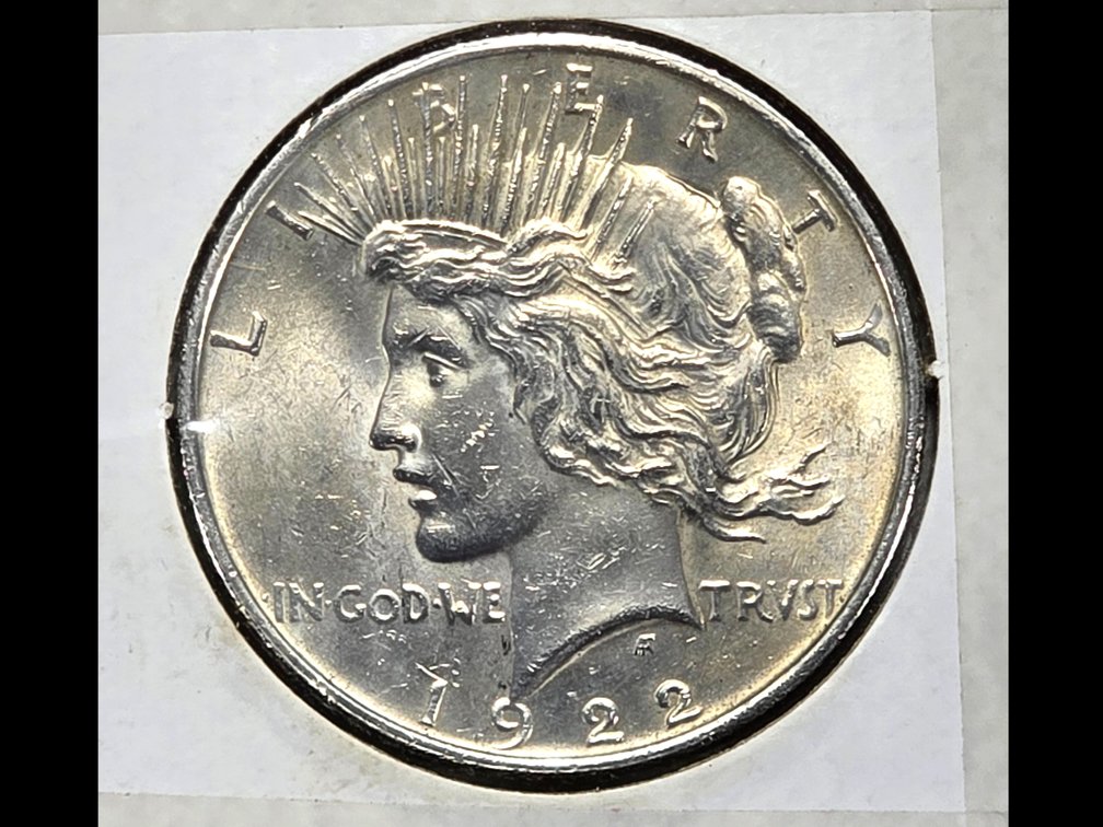 1922 Silver Peace Dollar