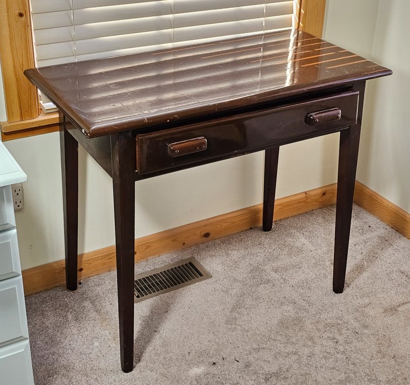 Chocolate Brown Console / Hall Table