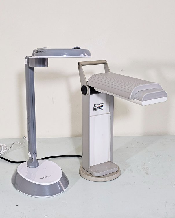 Two OttLite Task / Desk Lamps
