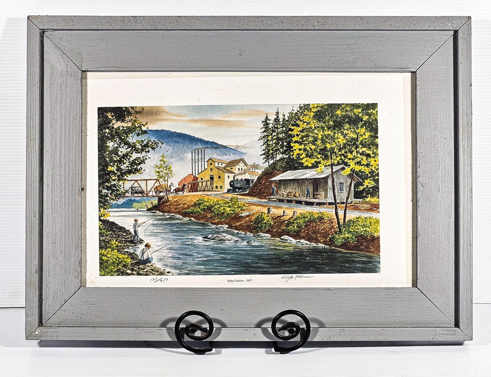 'Helen Station - 1927' John Kollock SN Print