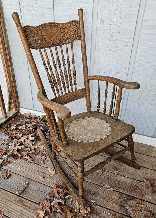 Oak Porch Rocking Chair