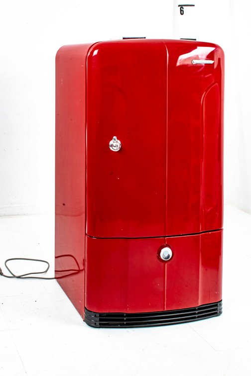 1940's Westinghouse L-7 Atomic Red Refrigerator