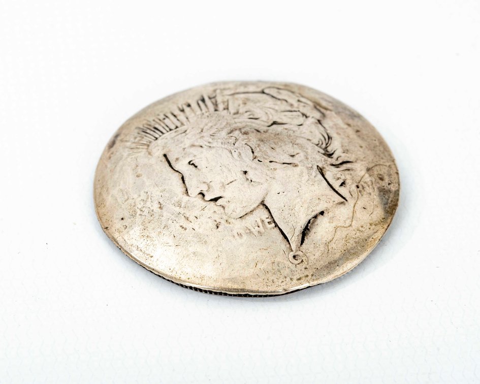 Domed Silver Peace Dollar- 26.5 G