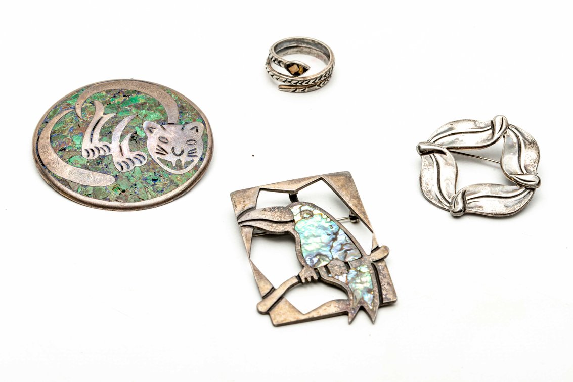 Vintage Sterling Mexican Jewelry- 42.9 G