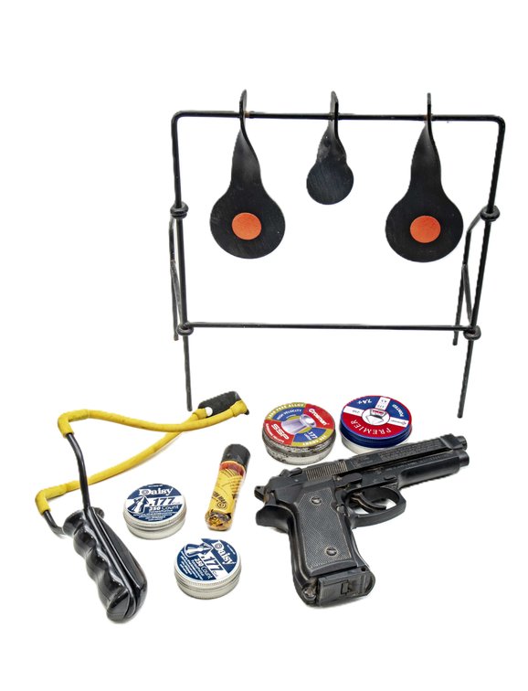 Daisy Powerline 340 BB Gun & Accessories