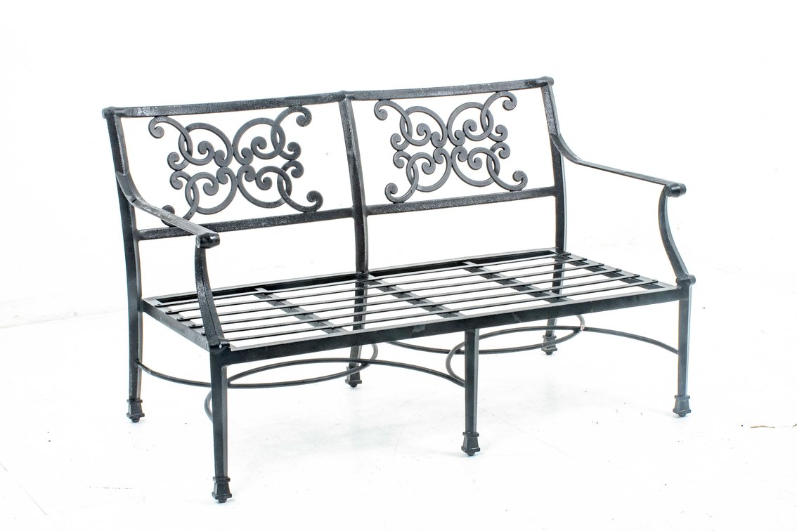 Wrought Iron Double Seat - Love Seat