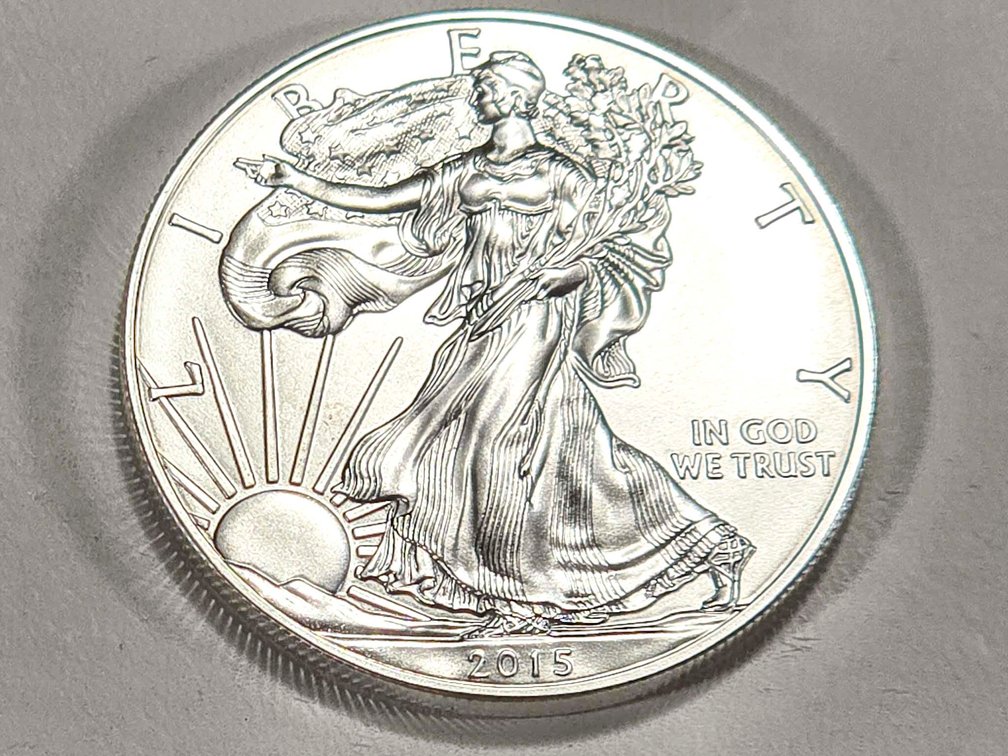 2015 American Silver Eagle One Ounce Coin In Uncir