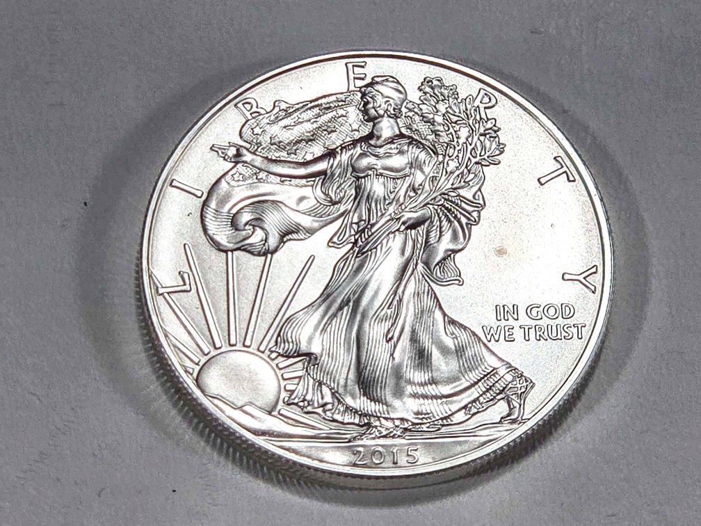 2015 American Silver Eagle Coin 1 oz Fine Silver $