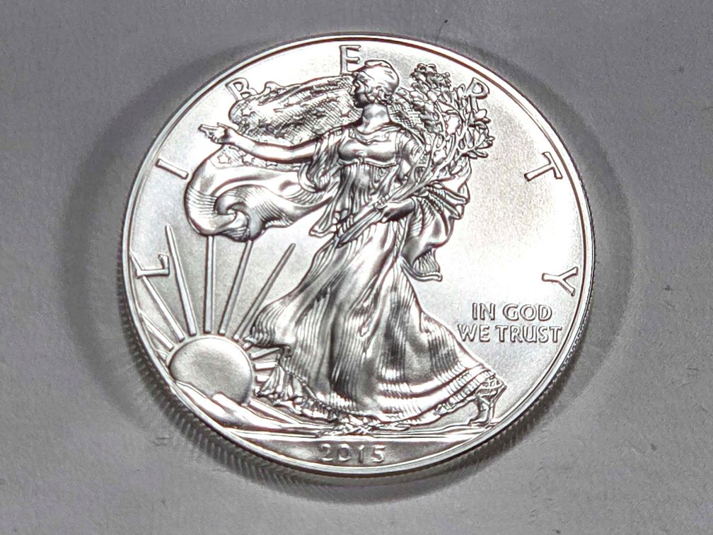 2015 American Silver Eagle One-Ounce $1 Coin in Br