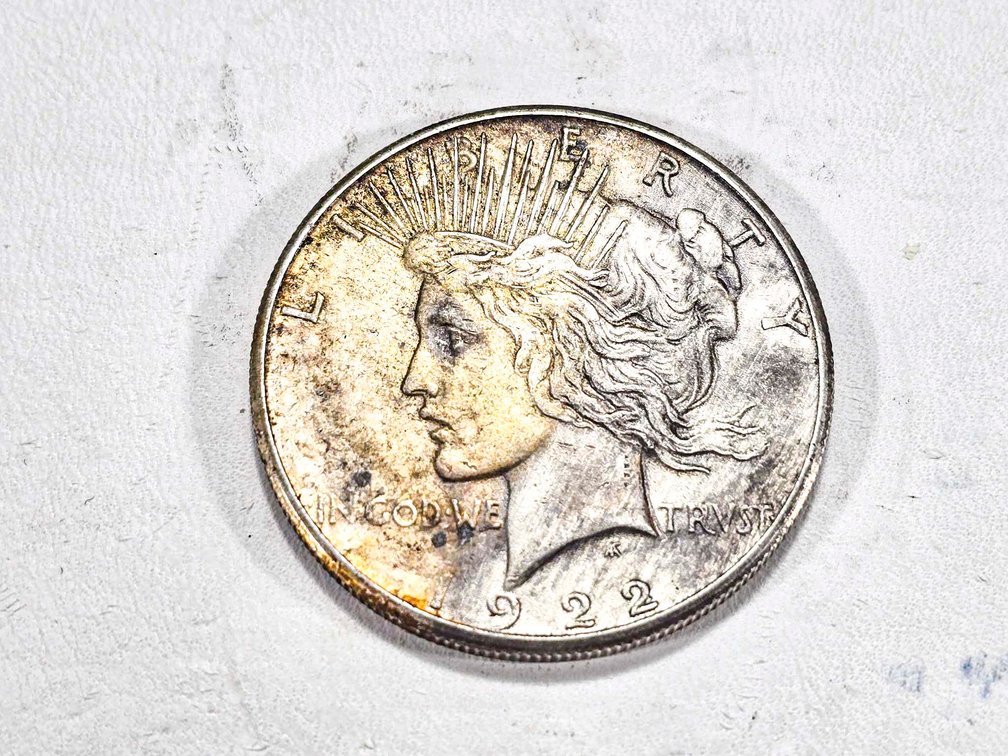1922 Peace Silver Dollar Coin in Circulated Condit