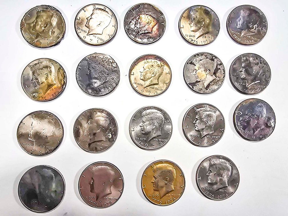 19 Kennedy Half Dollars From the 70’s, 80’s, and 9