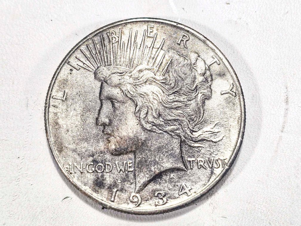 1934 United States Peace Silver Dollar – Heat-Expo