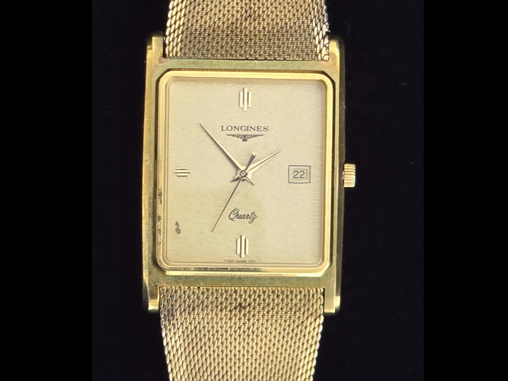 10k Rolled Gold Plated Longines Watch for 31 Years Service