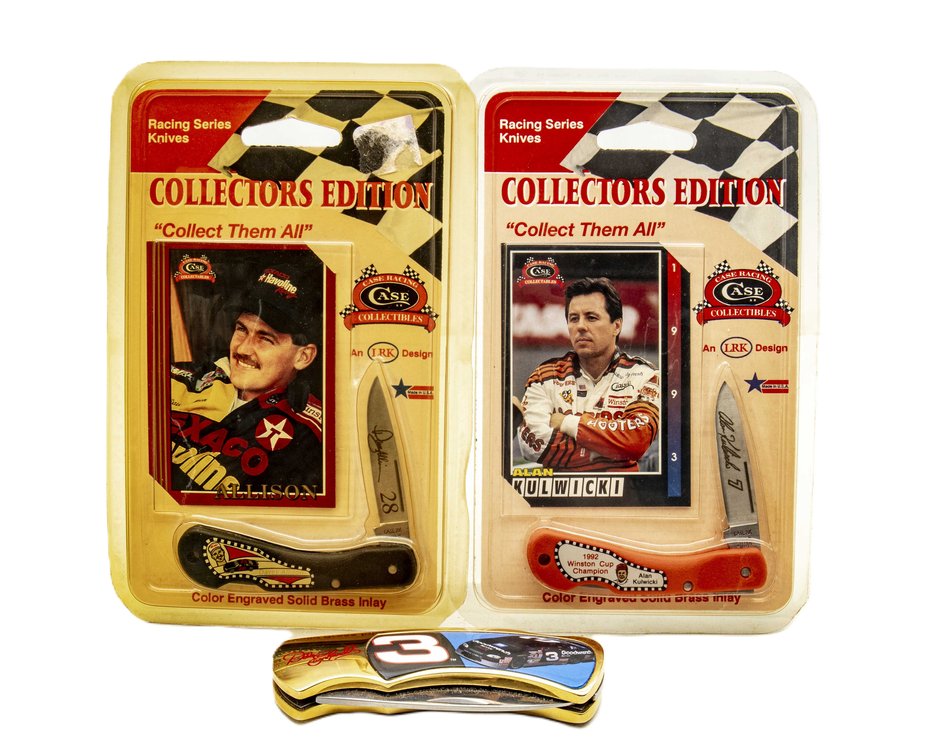 3 NASCAR Knives- CASE & H.C.