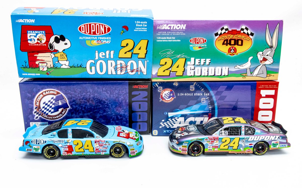 2000 & 2001 Action 1:24 Jeff Gordon Die Cast Cars