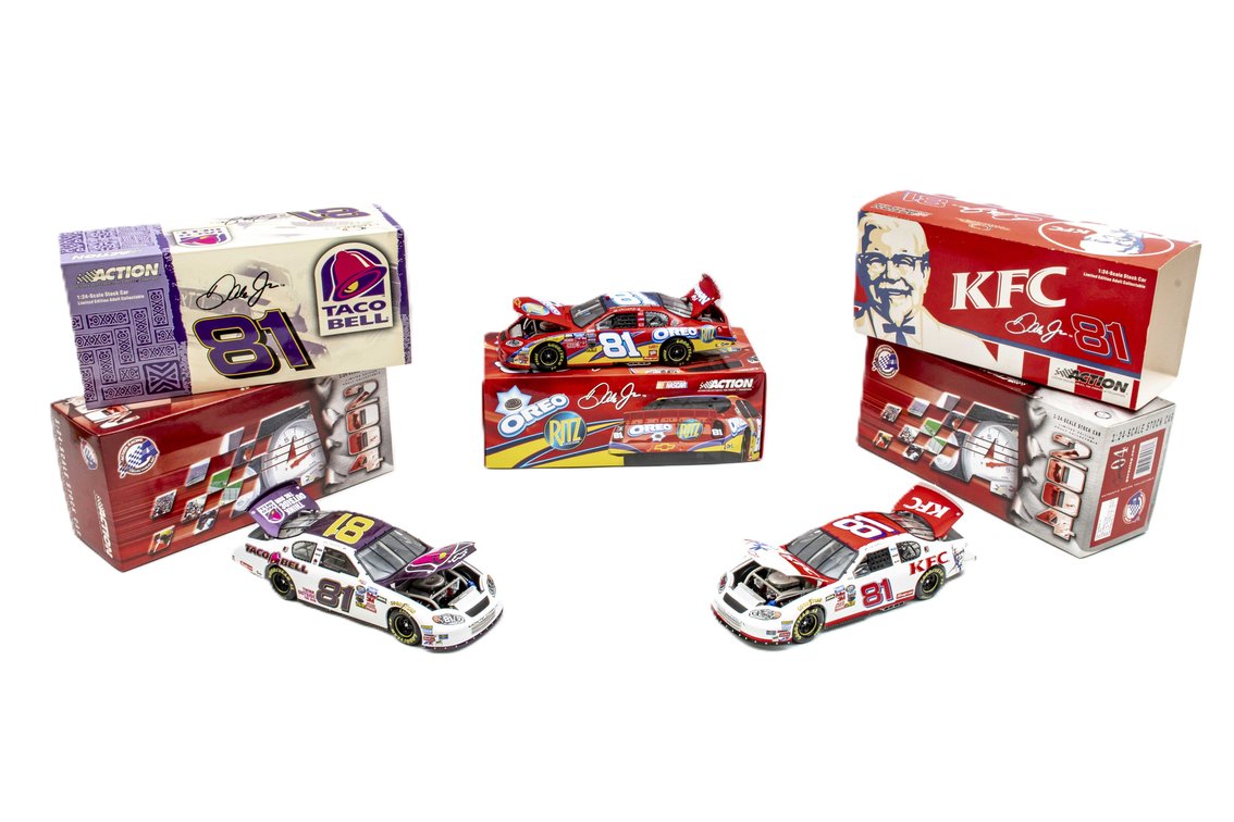 3 Action 1:24 Diecast Cars #81 Dale Earnhardt Jr