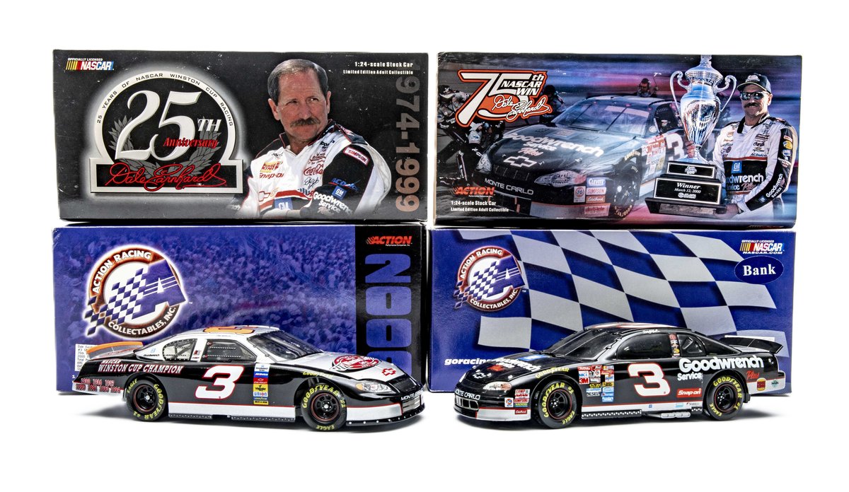 2 Action 1:24 Scale Diecast Cars Dale Earnhardt #3