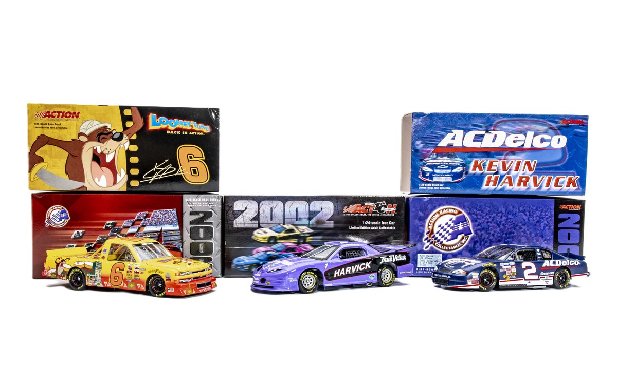 3 Action Racing 1:24 Diecast Cars Kevin Harvick