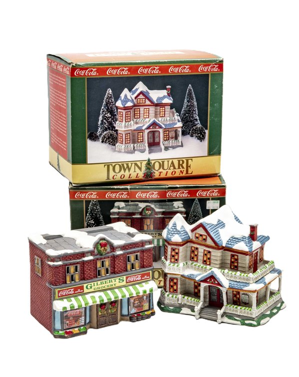 1992 Coca-Cola Town Square Buildings- NIB