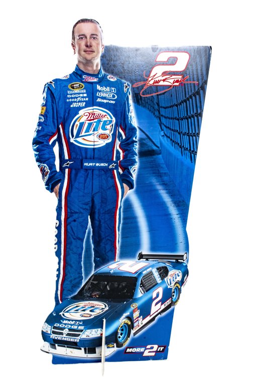 2008 Kurt Busch - Miller Life Size Cutout