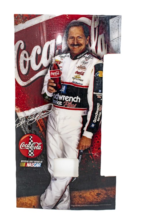 Early 2000's Dale Earnhardt Coke Plexiglass