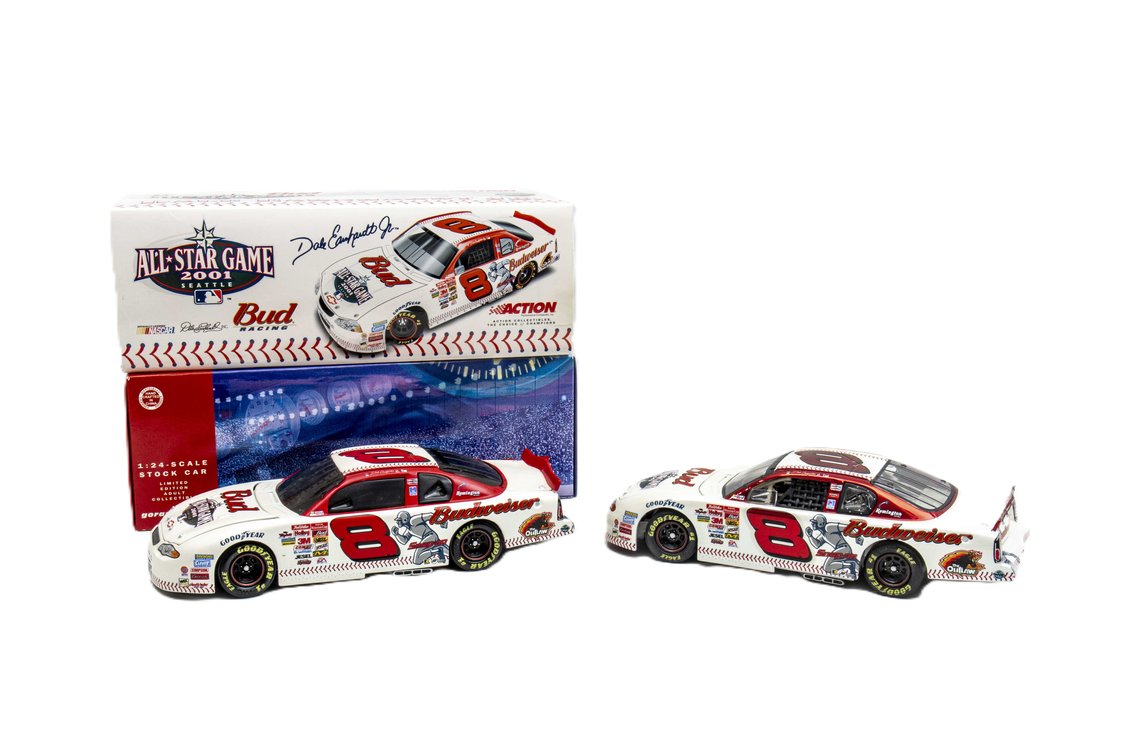 2 Action 1:24 2001 MLB Dale Earnhardt Jr. #8 Items