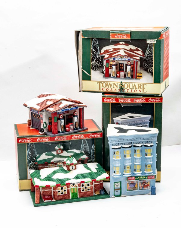 1992 Coca-Cola Town Square Buildings- NIB