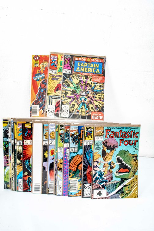 15+ Marvel: Capt. America, Fantastic Four, ...