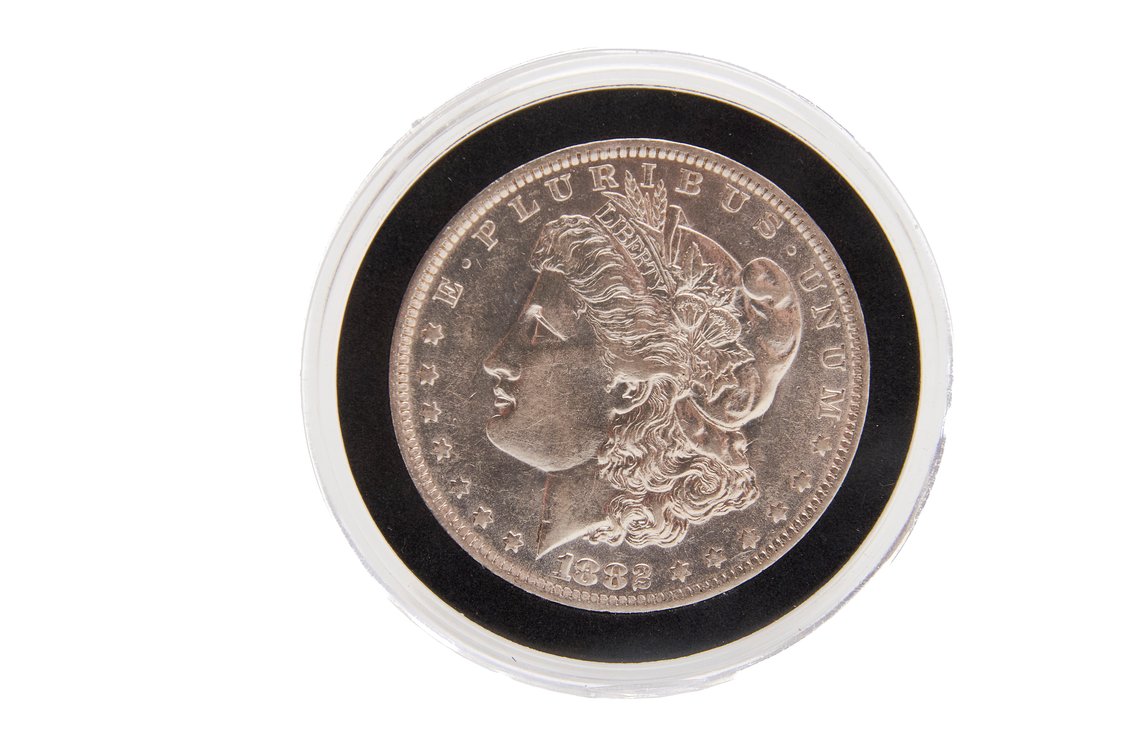 1882-O Morgan Silver Dollar-