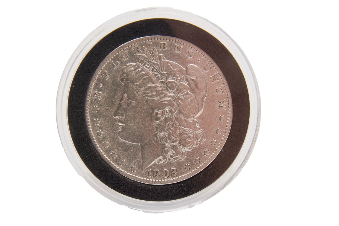 1902-O Morgan Silver Dollar Coin- 90% Silver