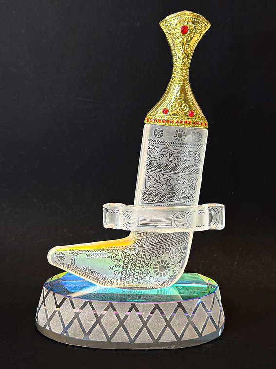 Crystal Omani Khanjar Replica