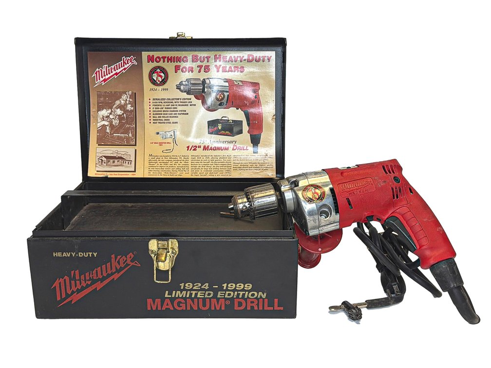 Milwaukee Limited Edition 75th Anniversary Magnum 1/2-Inch Drill with Case
