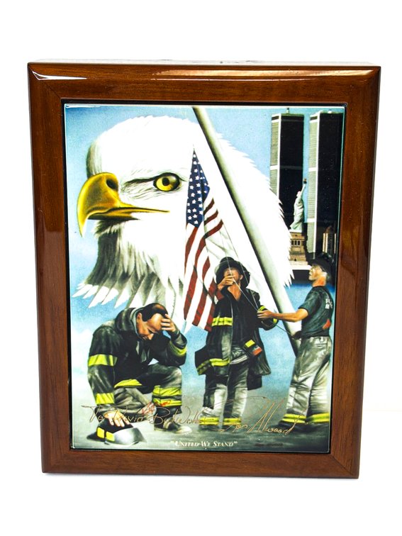 Ron Atwood Signed Commemorative 9/11 Commemorative Box