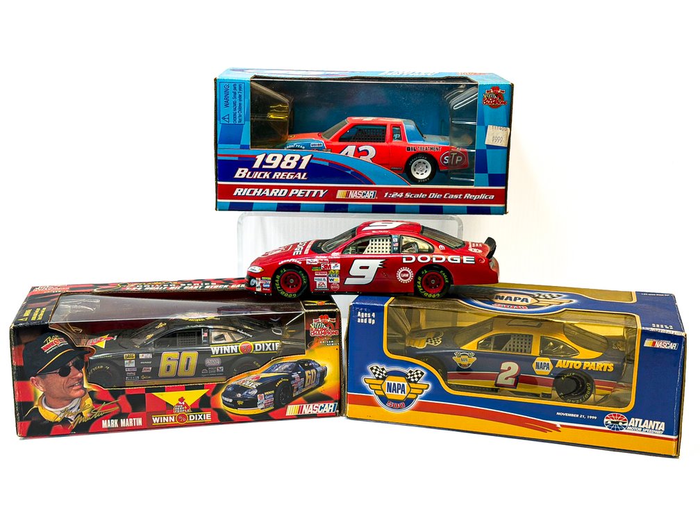 1:24 Scale NASCAR Die-Cast Petty, Elliot, and More