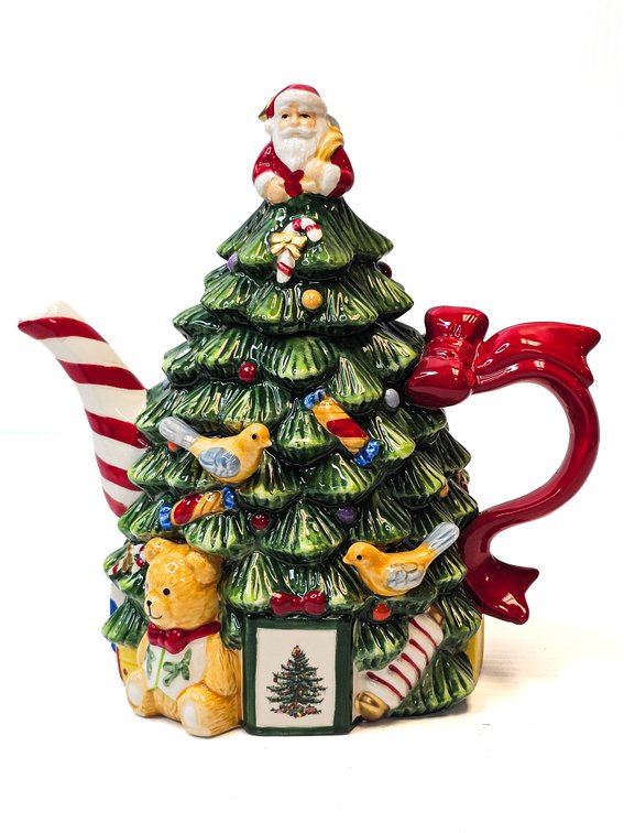 Spode 250th Anniversary Christmas Tree Teapot