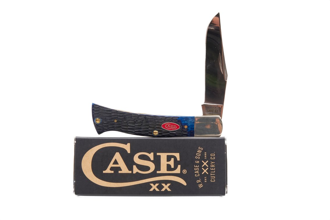 Case XX BR61135 Navy Bone Axe Handle Knife - NIP