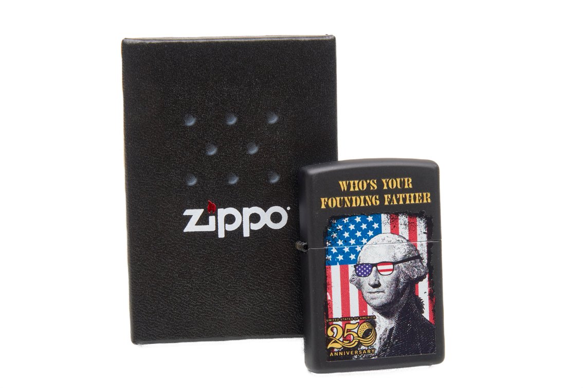 Zippo Who's Your Founding Father LIghter - NIB