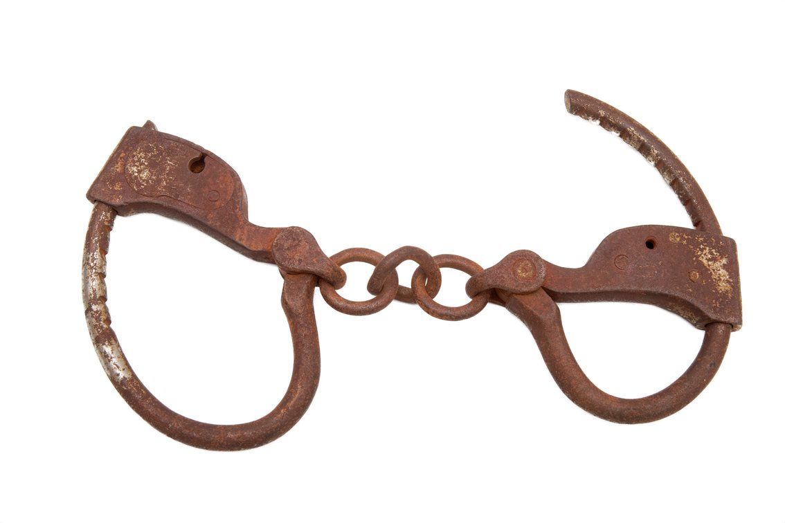 1880's Civil War / Wild West USMC Handcuffs