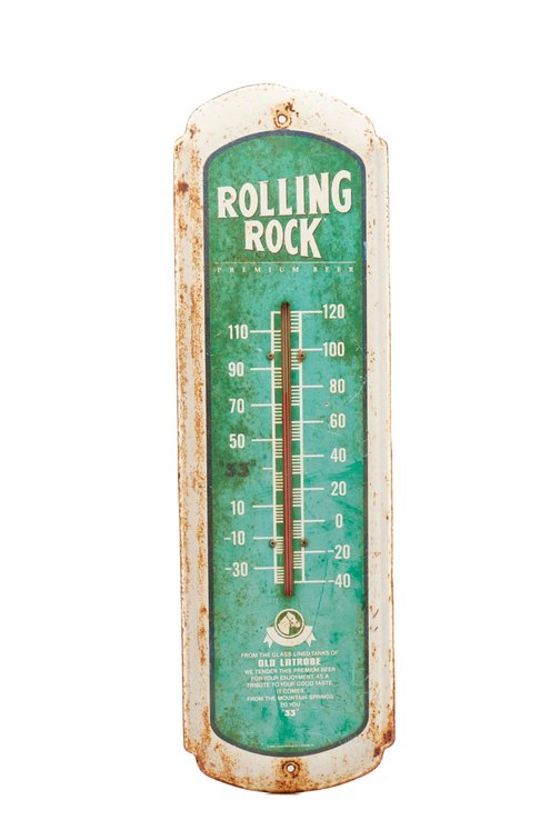 1988 Rolling Rock Thermometer
