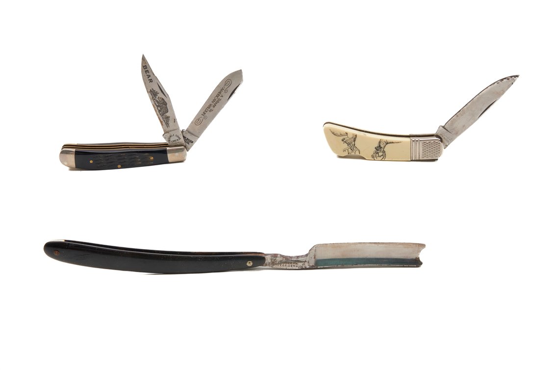 3 Knives- Troublesome Creek, Sabre & Razor