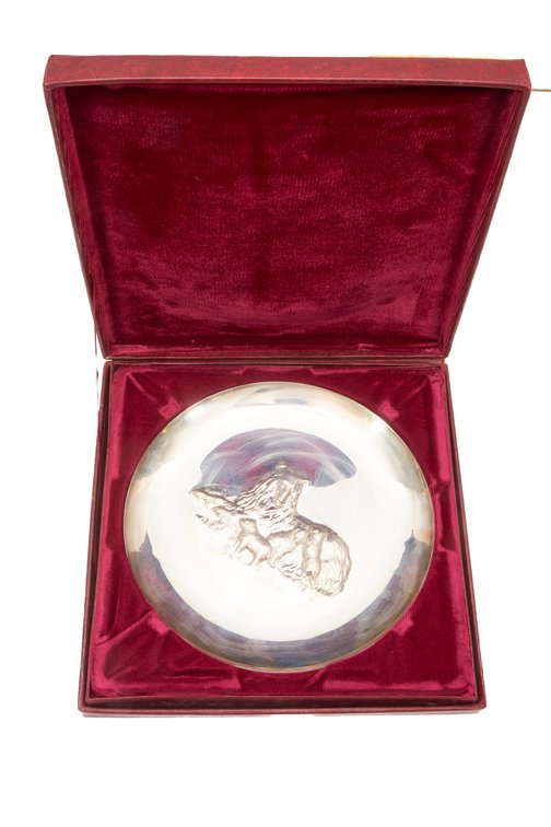 1972 Sterling Silver Mother's Day Plate- 224.06 G