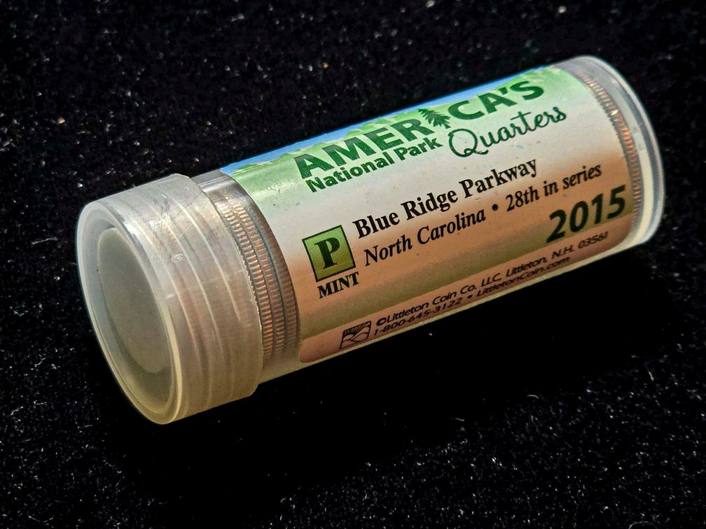 2015 America’s National Park Quarter - Blue Ridge Parkway (North Carolina) Roll