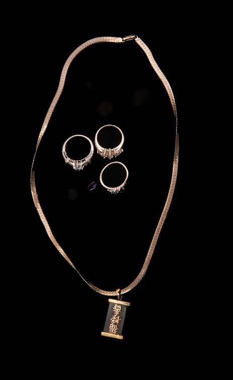 Sterling Silver Rings & Necklace-27.27 G